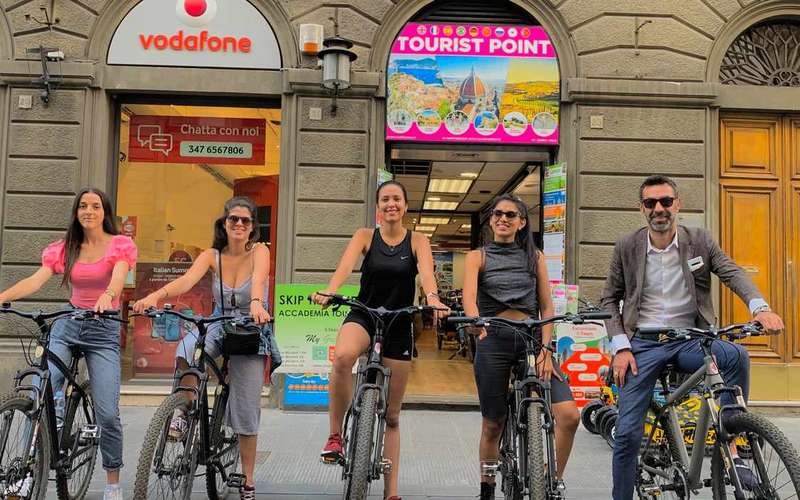 Firenze: 2 órás kerékpáros városnézés idegenvezetővel