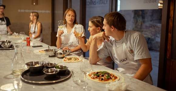 Palermo: Clase de Cocina de Pizza y Gelato con Cena y Vino