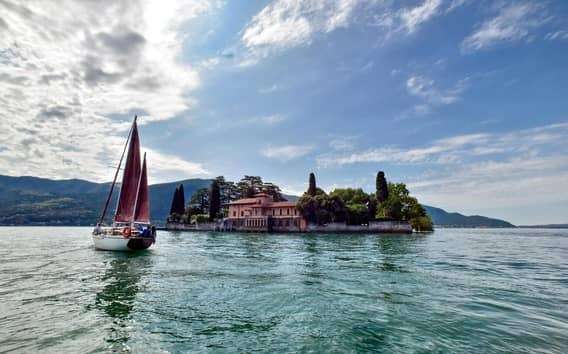 Jezero Iseo: plavby na historické plachetnici
