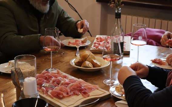 Degustazione di vini e light lunch sulle colline di Parma