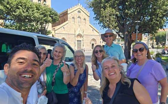 Godfather-tour vanuit Messina: Savoca, Castelmola en Taormina
