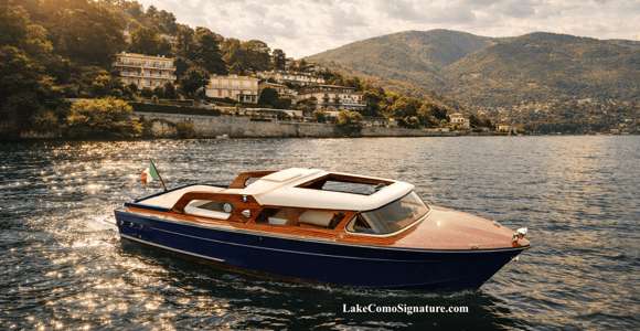 Lago di Como: crociera in barca di legno classica (tour condiviso)