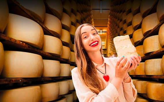 Návštěva sýrárny Parmigiano Reggiano a ochutnávka s vínem