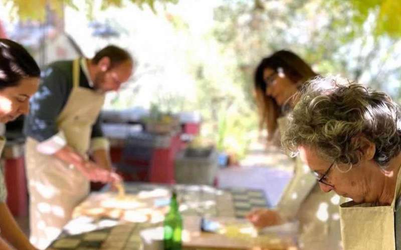 Spoleto Countryside Cooking Pasta or Pizza Class & Wine