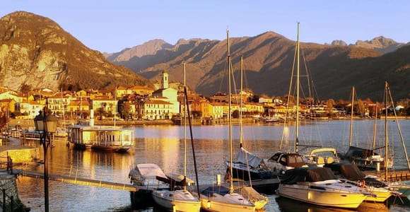 Lago Maggiore: Panorama-Sonnenuntergangs-Kreuzfahrt ab Feriolo
