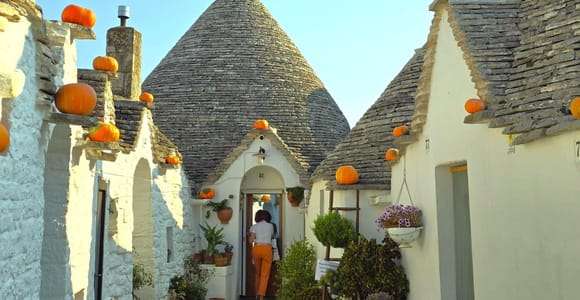 Brindisi Alberobello, Locorotondo y Ostuni con Aperitivo