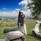 Excursão de 1 dia à região vinícola de Chianti na Toscana de Vespa