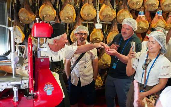Tour di Parma da Bologna: Parmigiano e prosciutto in treno
