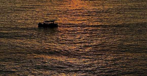 Cinque Terre Bootstour bei Sonnenuntergang
