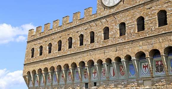 Florence : Palazzo Vecchio : billet d'entrée et vidéoguide