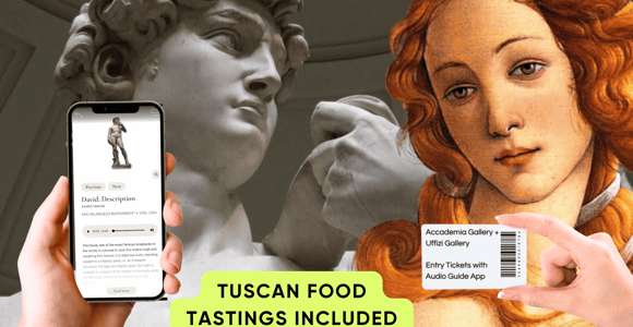 Florens: Uffizi & Accademia Prioriterade biljetter med ljudapp