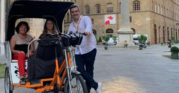 Florenz: Geführte Stadtführung mit der Rikscha