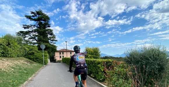 Desenzano: e-cykeltur med vinprovning