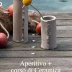 Kerámiatanfolyam Santa Margherita Ligure-ban aperitiffel
