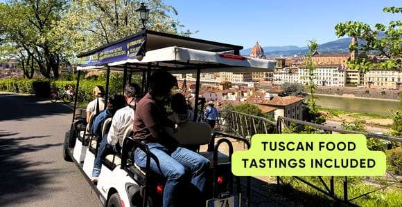 Florence : Excursion en voiturette de golf dans la vieille ville