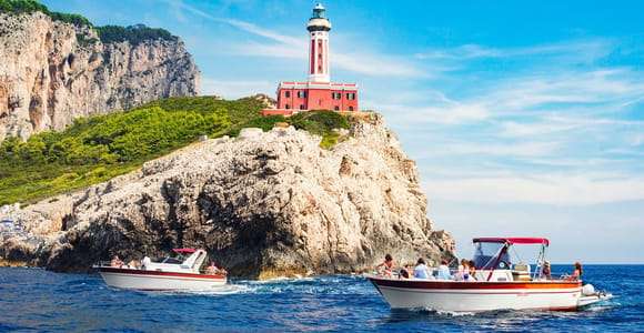 Vanuit Sorrento: Dagtrip per boot naar het eiland Capri