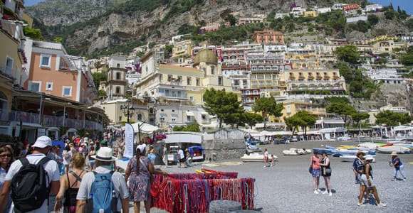 Sorrento: Passeio de barco de um dia inteiro para Positano, Amalfi e Ravello