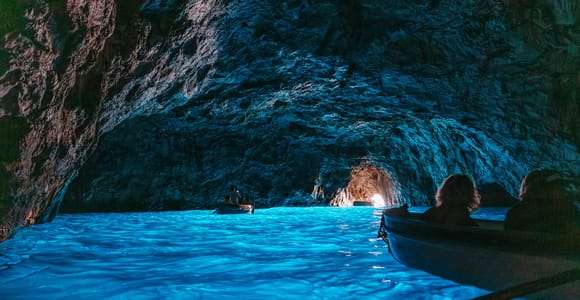Vanuit Sorrento: Rondvaart Capri met bezoek aan de Blauwe Grot