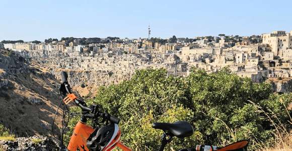 Matera : Excursion en Ebike à Matera et dégustation de pain et d'huile EVO