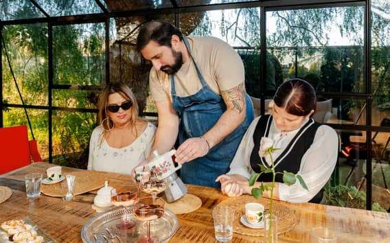 Clase de tiramisú y variantes en un invernadero de Ostuni