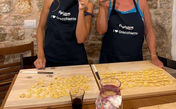 Polignano a mare: Apulischer Kochkurs mit Aperitif