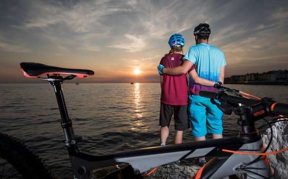 Piran: e-bike&burger en Istria