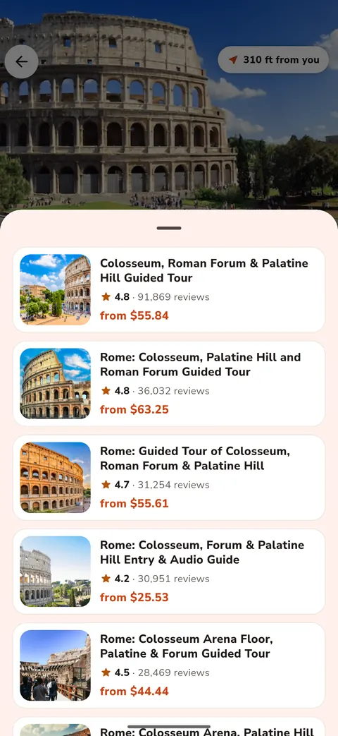 Túrák a Colosseumhoz